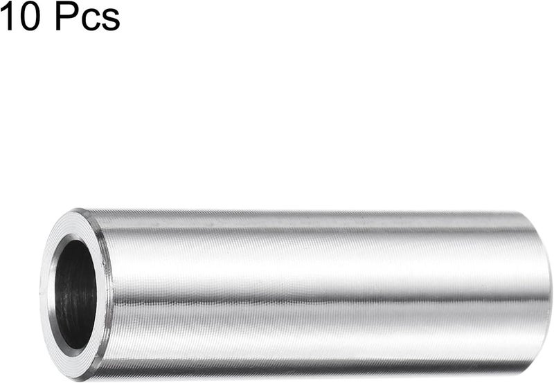 uxcell 10 Pcs Stainless Steel Spacer 5/16" Bore x 1/2" OD x 1-7/16" Length Screw Bushing Plain Finish Round Metal Spacer for 5/16" Screws Bolts and Rods - Image 3